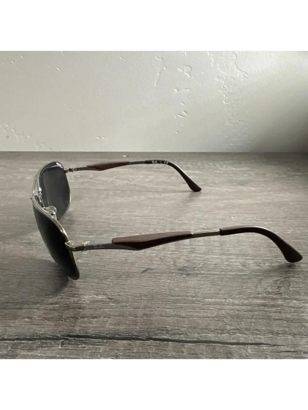 Ray Ban Sunglasses Men Silver Brown Pilot FRAMES ONLY RAM5880 RC006 62-15
